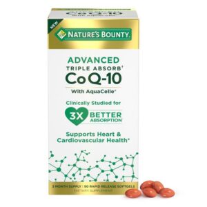 Botella Nature's Bounty CoQ-10 90 cápsulas