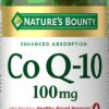 Frente del envase Nature's Bounty CoQ10 100 mg