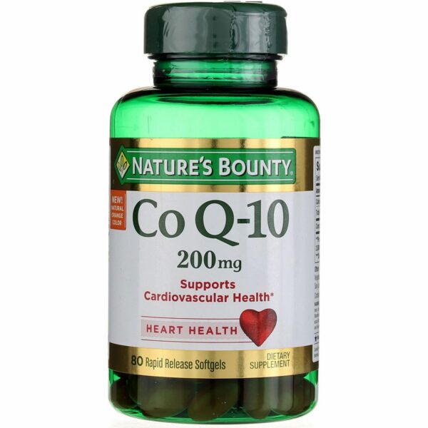 Nature's Bounty Co Q-10 frasco con etiqueta