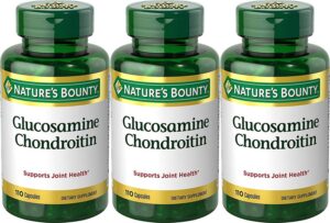 Frasco de glucosamina y condroitina Nature's Bounty