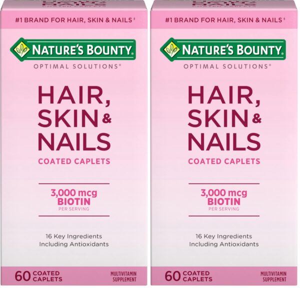 Frente del envase Nature's Bounty Hair Skin Nails