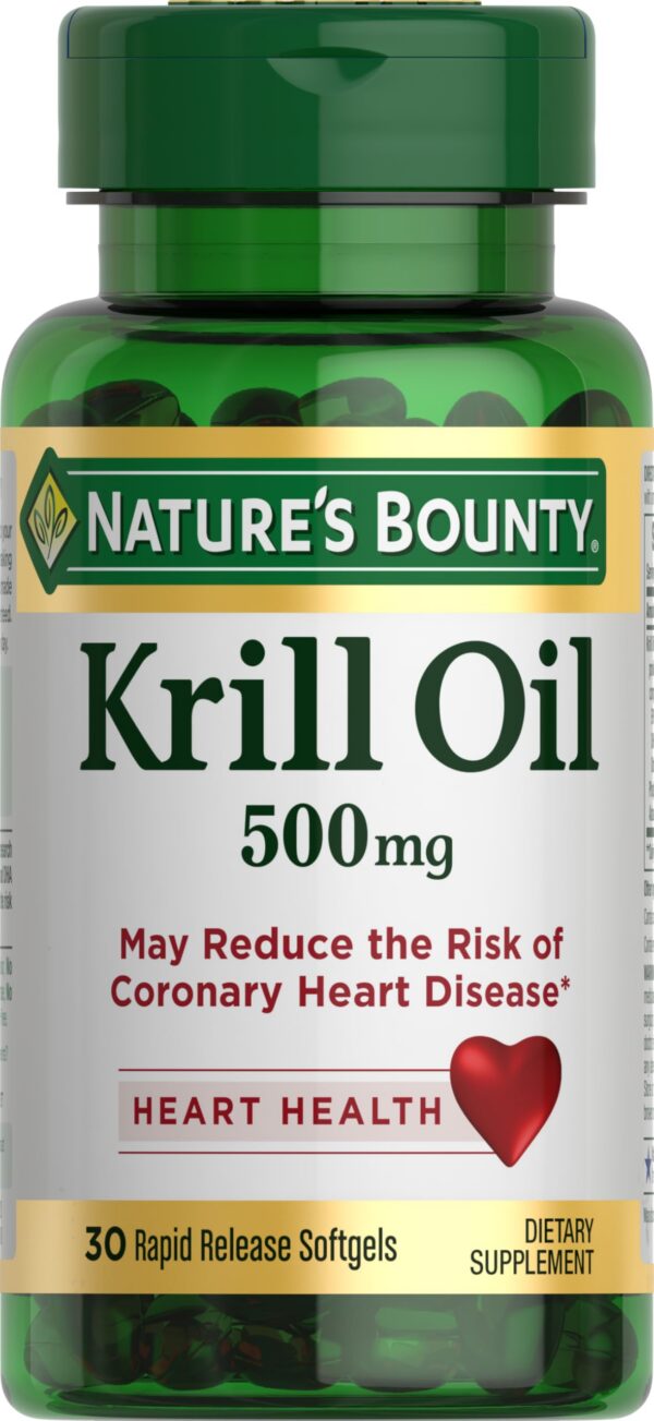 Frasco Nature's Bounty Krill Oil 500 mg