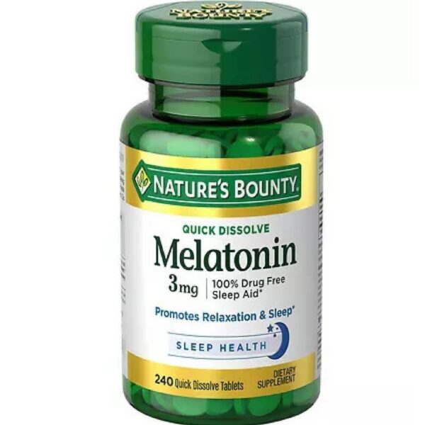 Version 1.0.0 Nature's Bounty melatonina 3mg tabletas 120 unidades paquete doble