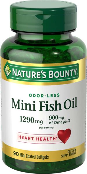 Frente del envase Nature's Bounty Mini Fish Oil
