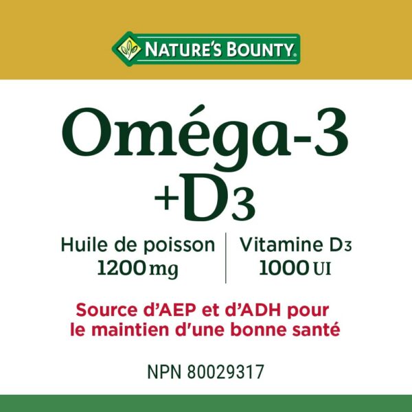 Cápsulas blandas de omega-3 y D3