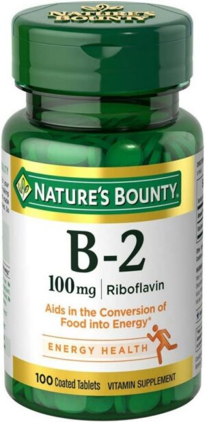 Nature's Bounty Vitamina B-2 frente