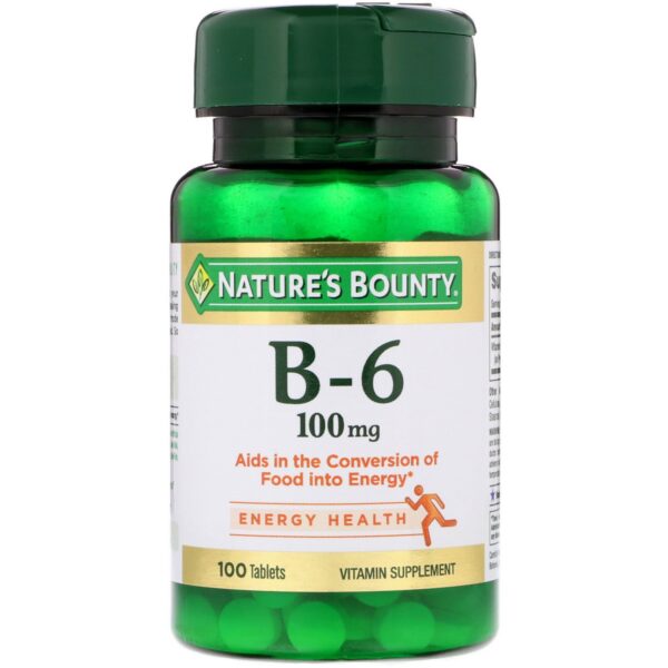Nature's Bounty Vitamina B-6 100 mg 100 tabletas