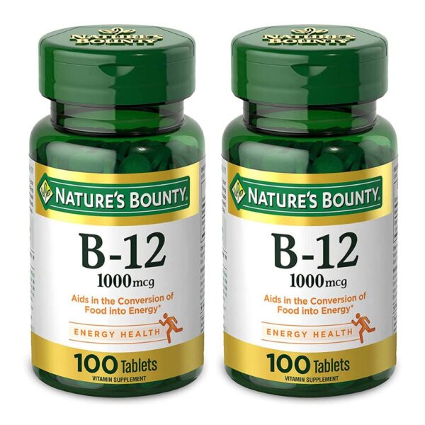 Version 1.0.0 Frente de Nature's Bounty Vitamina B12 1000 mcg 100 tabletas