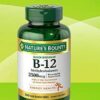 Nature's Bounty vitamina b12 2500mcg microlozenges sabor cereza