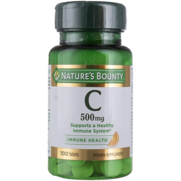 Nature's Bounty Vitamina C 500mg frasco 130 tabletas