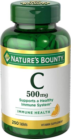 Tabletas de vitamina C 500mg Nature's Bounty