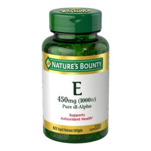 Nature's Bounty vitamina e 1000 ui softgels frasco