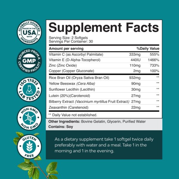 Version 1.0.0 Frasco AREDS 2 ojos