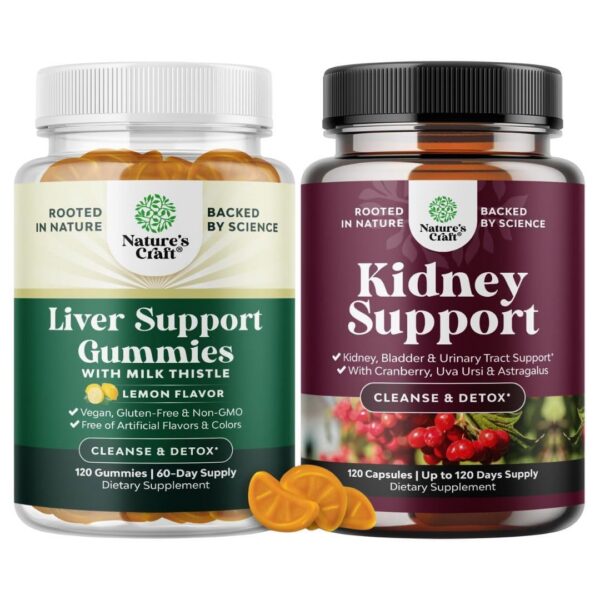 Gomitas del bundle Natures Craft frente de empaque