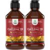 Version 1.0.0 Natures Craft Cod Liver Oil liquido islandes frasco