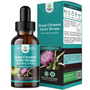 Botella Natures Craft Deep Liver Cleanse detox hígado líquido 60 ml