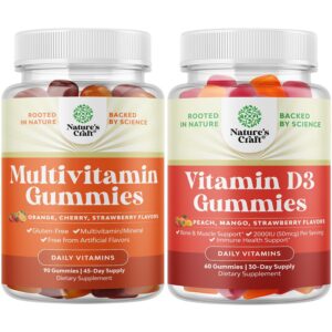 Version 1.0.0 Nature's Craft gomitas multivitaminas para adultos frasco