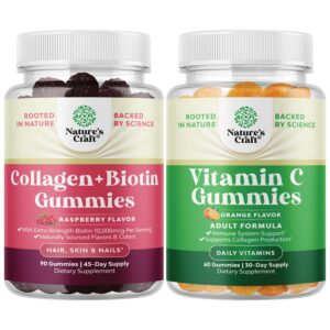 Empaque frontal de gomitas Hair Skin Nails