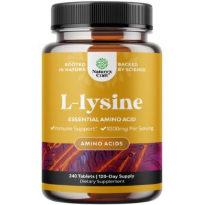Version 1.0.0 Tabletas L-Lysine 1000 mg Nature's Craft
