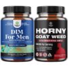 Natures Craft suplemento DIM y Horny Goat Weed para hombres
