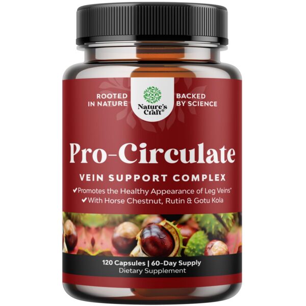 Natures Craft Vein Support Leg y Venas frontal
