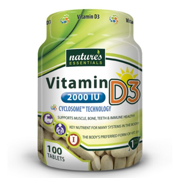Frasco de Nature’s Essentials Vitamina D3