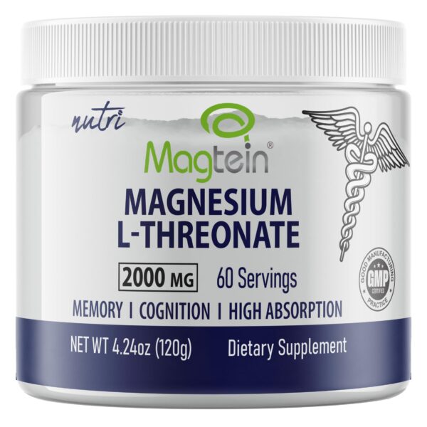 Magnesio en polvo Nature's Fusions frente