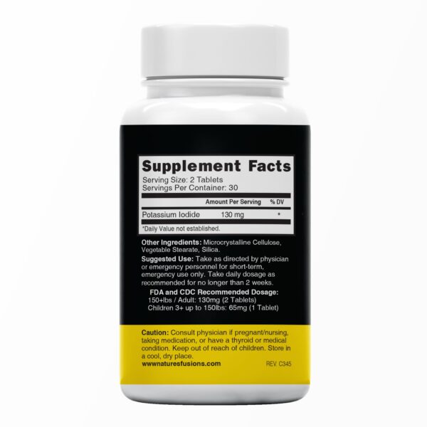 Etiqueta de tableta KI 130 mg