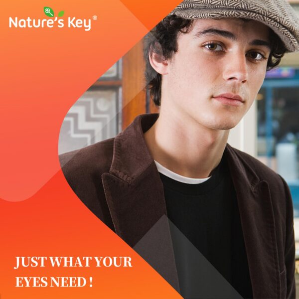 Nature's Key Lutein Gummies etiqueta lateral