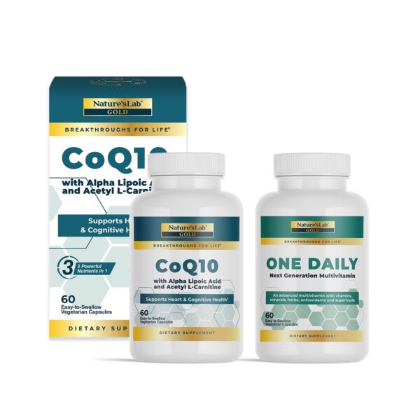 Nature's Lab CoQ10 botella frontal