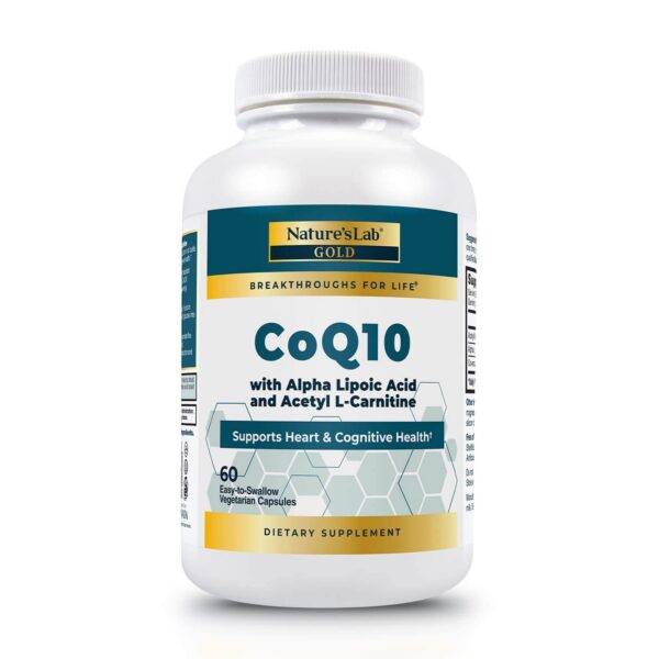 Nature's Lab CoQ10 etiqueta