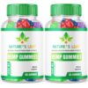 Version 1.0.0 Natures Leaf Gummies caja frontal con gomitas