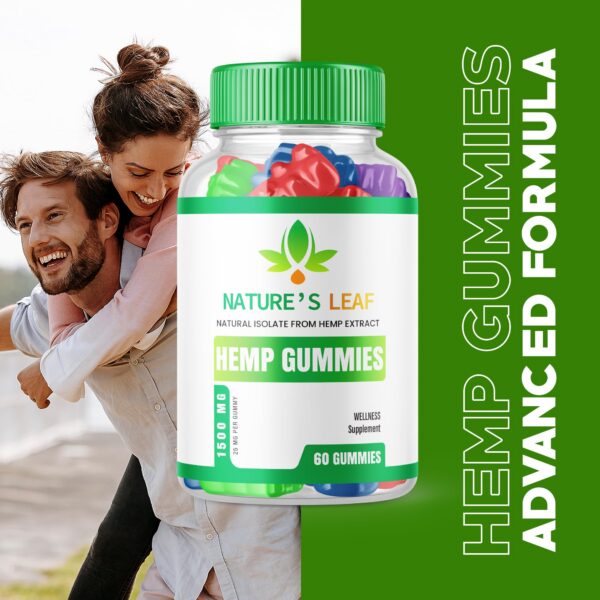 Version 1.0.0 Etiqueta y empaque de Natures Leaf Gummies