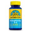 Nature's Life D2 ergocalciferol bottle front