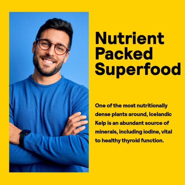 Lista de ingredientes Nature's Life Kelp islandés