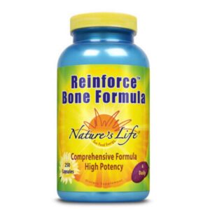 Frente de Nature's Life Reinforce Bone Formula