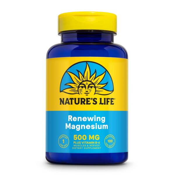 Nature's Life Renewing Magnesium frasco