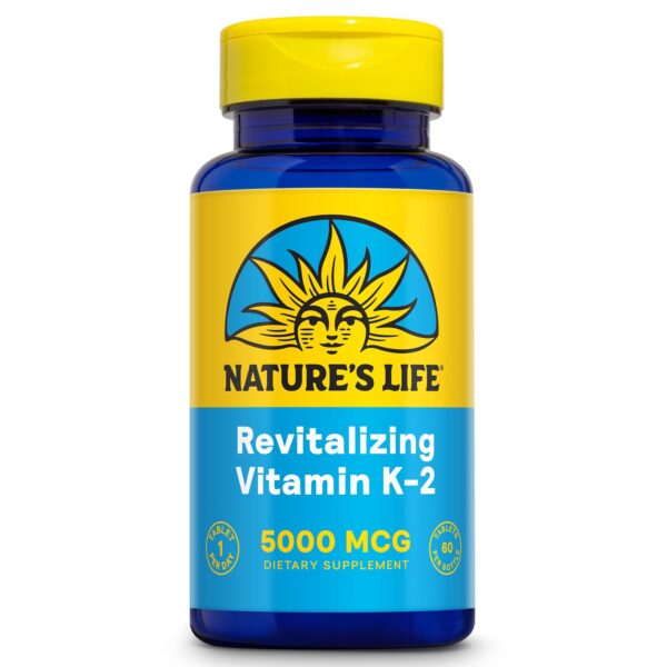 Frente del envase Nature's Life Vitamina K2 MK4