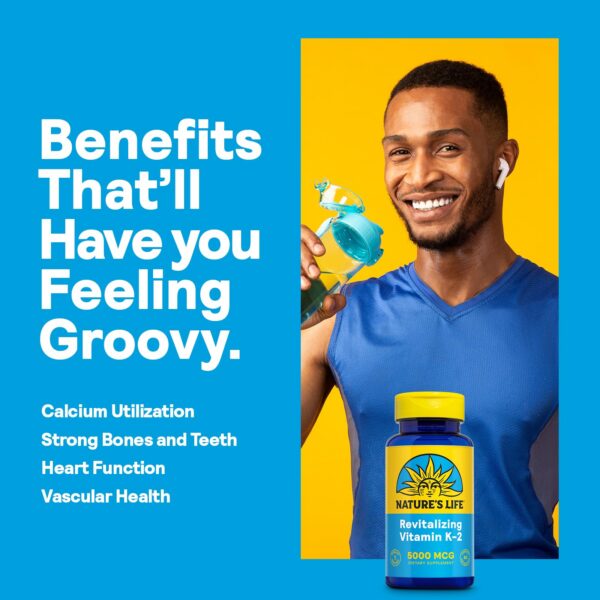 Tabletas Nature's Life Vitamina K2 MK4