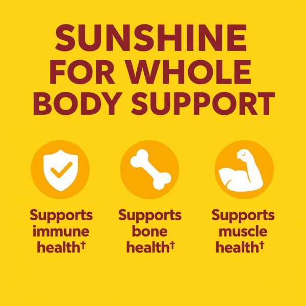 Etiqueta frontal Nature's_Mades Vitamina D3 1000 UI