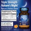 Version 1.0.0 Cápsulas Nature's Night melatonina triple fuerza para sueño rápido