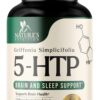 Version 1.0.0 Nature's Nutrition 5-HTP frasco y cápsulas