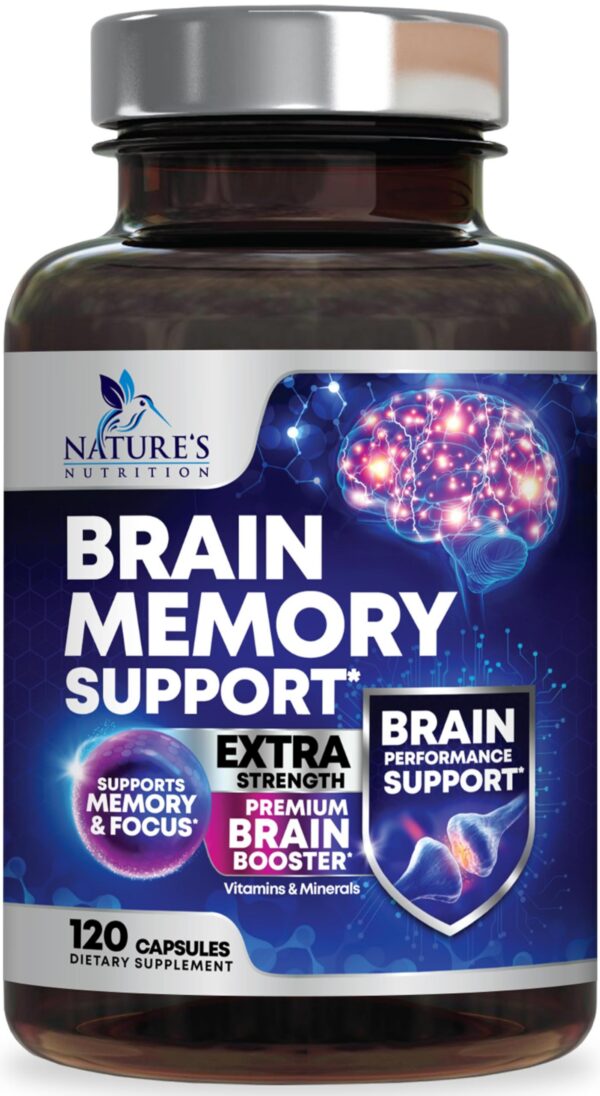 Frente del envase Nature's Nutrition Brain Memory