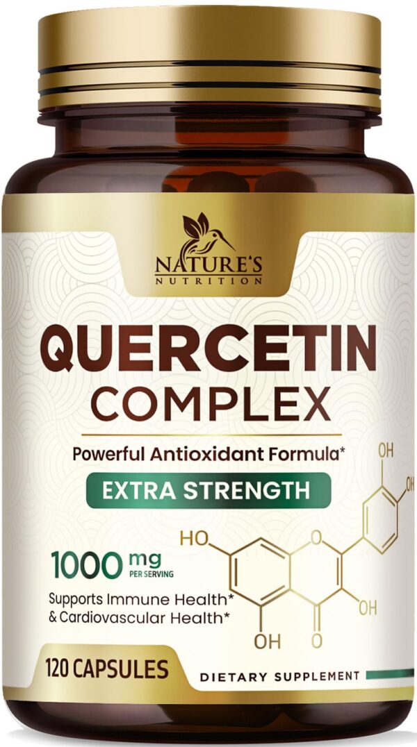 Frasco Quercetina Nature's Nutrition 1000 mg
