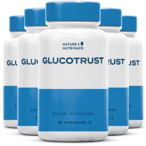 Nature’s NutriWave Glucotrust cápsulas suplemento herbal bienestar