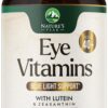Version 1.0.0 Botella frontal de Nature's Peak Eye Vitamins