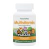 Natures Plus Animal Parade multivitamínico niños tabletas forma animal naranja