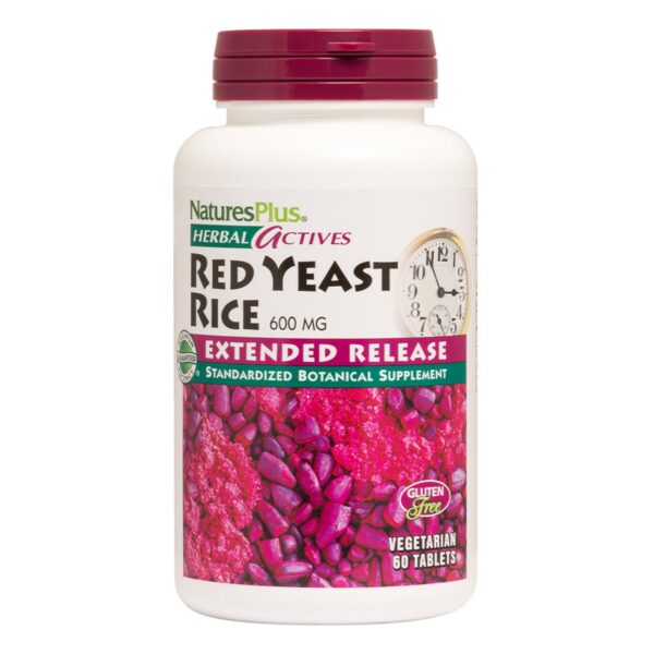 Natures Plus arroz de levadura roja suplemento bienestar general