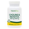 Natures Plus Colina Inositol 500 mg paquete frontal