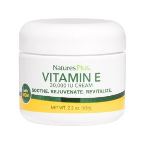 Natures Plus crema hidratante Vitamina E 30000 UI 2.2 oz